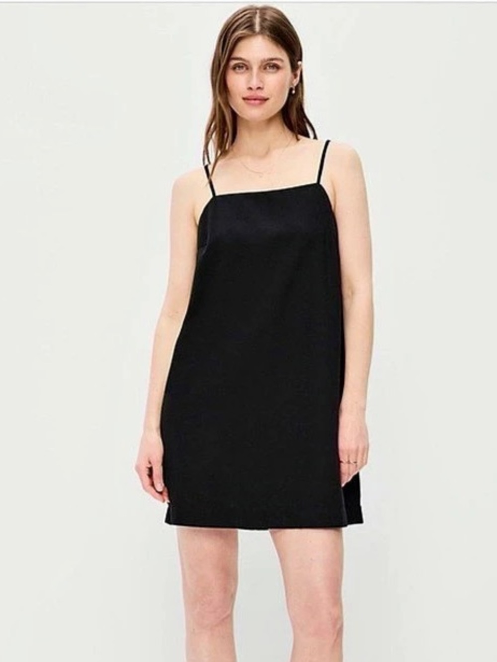Old Navy Strappy Mini Shift Black Dress